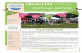 Chesterton News · INSIDE THIS ISSUE: Festival Programme 2 Festival Programme cont. 3 What’s On? an international development charity and Rowan 4 News from the