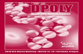 Session A4: Polymers and Energy Applications Sho · 2010 APS March Meeting • March 15–19 • Portland, Oregon DPOLY March 2010 Meeting Program including Soft-Matter Physics sessions