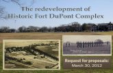 Request for proposals - dnrec.delaware.gov Dupont... · 1863: Created as an auxiliary site to Fort Delaware 1899: Renamed for Real Admiral Samuel F. Du Pont during Spanish-American