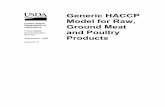 Generic HACCP Model for Raw, - ESAC · United States Department of Agriculture Food Safety and Inspection Service September 1999 HACCP-3 Generic HACCP Model for Raw, Ground Meat and
