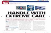 HANDLE WITH EXTREME CARE - commercialmotor.com · too. We’ve always rated Scania’s integral retarder, operated via the column stalk or ‘blended’ with the footbrake. You can