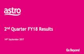nd Quarter FY18 Results · STBs/ODUs are owned by Astro, and are capitalised STBs/ODUs are conservatively amortised over 3 years; note that actual useful life is typically greater