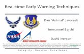 Real-time Early Warning Techniques - itea.org Symposium/2016_Sym... · –05:45 Initiated divert to Lajes –06:13 Right engine flamed out –06:26 Left engine flamed out –06:45