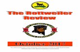 The Rottweiler Review October 2017 · ROTTWEILER CLUB OF SA INC A.G.M. MEETING HELD ON TUESDAY 29h November, 2016 AT 7.00 PM S.A.C.A. Park , Cromwell Road, Kilburn 1 pening – O