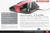 Features Axicon 15200 · Axicon 15200 Linear and 2D barcode verifier About Axicon Axicon Auto ID is a world leader in barcode verification, having developed and manufactured our own