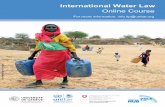 Online Course - UNITAR · Online Course UN Photo/Olivier Chassot International Water Law For more information: info.ilp@unitar.org