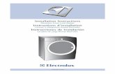Electrolux Front-Load Washer Instructions d’installation · 137064300 B (1004) Installation Instructions Electrolux Front-Load Washer Instructions d’installation Laveuse à chargement