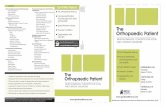 The Orthopaedic Patient - PESI · n *$31.95 Ortho Notes: Clinical Examination Pocket Guide, 3rd Edition (distributed at seminar—Free Shipping!) n $34.99* Wound Care Pocket Guide:
