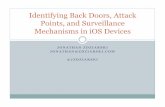 Identifying Back Doors, Attack Points, and Surveillance ... · JONATHAN ZDZIARSKI JONATHAN@ZDZIARSKI.COM @JZDZIARSKI Identifying Back Doors, Attack Points, and Surveillance Mechanisms