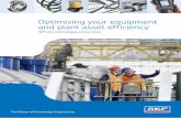 Optimizing your equipment and plant asset efficiency - skf.com · 2 SKF offers a complete approach to asset life cycle management As the world leader and innovator in bearing technology