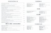COCKTAILS VODKA - Oyster Bar St. Petersburg Crush Tito’s Vodka, Razzmatazz, fresh strawberries, lime, Sprite Blueberry Lemon Drop Martini Stoli Blueberi, lemon juice, fresh blueberries,