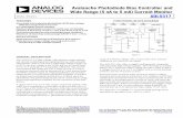 Avalanche Photodiode Bias Controller and Wide Range (5 nA ... · Avalanche Photodiode Bias Controller and Wide Range (5 nA to 5 mA) Current Monitor Data Sheet ADL5317 Rev. A Document