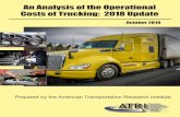 An Analysis of the Operational Costs of Trucking: 2018 Updateatri-online.org/wp-content/uploads/2018/10/ATRI-Operational-Costs... · Consequently, ATRI undertook research to document