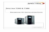 Spectra T200 & T380 · Spectra Logic for instructions on return of the Spectra Product for a refund. Any use of the Software, including but not limited to use on the Spectra Product,