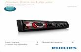 CE133/10 - download.p4c.philips.com · por completo de la asistencia que ofrece Philips, ... • Compatibilidad: USB 2.0, USB 1.1 • Clase compatible: MSC (Clase de almacenamiento