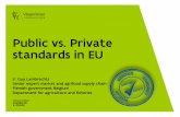 Public vs. Private standards in EU - agricultura.gov.br · 4 Tesco 56 UK 5 Edeka 56 Germany 6 Rewe 54 Germany 7 Amazon 45 USA 8 E.Leclerc 37 France 9 Les Mousquetaires 37 France 10