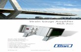 Strain Gauge Amplifier SGA-2 MK2 - elsys-instruments.com · 218 Elsys AG 2 SG hannel SG hannel V ex V Sense V bridge l +/-Manual ain Switch 1 10 100 Output G Control RS485/USB (Box