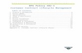 BPA Policy Template Library/Policy 482-1-Customer...  · Web viewTherefore, CAIs must build the appropriate CCM Object and classify Contract Actions using the appropriate CCM Contract