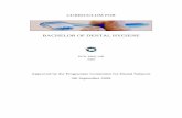 BACHELOR OF DENTAL HYGIENE - Universitetet i Bergen · BACHELOR OF DENTAL HYGIENE DCD, FMD, UiB 2008 Approved by the Programme Committee for Dental Subjects ... dental materials,