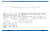 TM1Q AT Commands Manual 8MB - Acme Systems srl · TM1Q AT Commands Manual History ... 13.4 Session termination +FKS, +FK ... 125 15.24 Firmware Update +NFWUPD ...