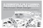 in EthanyloA mponoolProduction in Brazil · By Carlos Vinicius Xavier, Fábio T. Pitta and Maria Luisa Mendonça in EthanyloA mponool Production in Brazil: The Cosan-Shell merger.