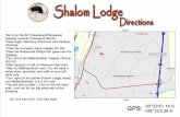 shalomlodge.co.zashalomlodge.co.za/Pics/Shalom Directions.pdf · Shalon Lodge Dîredons NI *Get onto the NI Pietersburg/Polokwane highway towards Polokwane (North). *Pass Rigel, Atterbury,Stormvoel