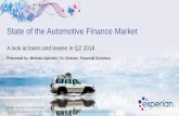 State of the Automotive Finance Market - experian.com · 14 © Experian Credit scores show year-over-year improvement 644 645 645 652 655 672 671 674 673 680 600 603 608 611 616 Q2
