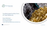 Funding opportunities from EIT Raw Materials - Zabala EIT RSALIMBENI 20171019_Congreso... · EIT Raw Materials is supported by EIT, a body of the European Union | 19 October 2017
