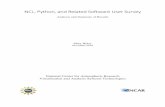 NCL, Python, and Related Software User Survey · 3 Executive Summary This report is a detailed analysis of the “NCL, Python, and Related Software User Survey” (herein referred