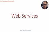 Web Services Overview - halvorsen.blog fileWeb Services uses standard web protocols like HTTP, etc. ... 3-tier+WebService Architecture -Example Presentation Logic Business Logic Data