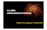 343o 5 clima organizacional [Modo de Compatibilidade])w3.ualg.pt/~halmeida/index_ficheiros/Sessão 5 clima organizacional... · organizacionais Clima organizacional INTERACÇÃO.