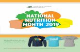 National Nutrition Month - jimcolemanstore.com · NM26 New! TEAM Adult Tri-Blend Varsity T-shirt – This stylish and sporty T-shirt is made of preshrunk 50/37/13 polyester, cotton