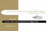 CITY OF GALESBURG · Item 18-4073 Hawthorne Water Tower Fiber Staff recommends the City Council waive normal purchasing policies and approve the purchase