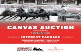 CANVAS AUCTION - Calgary Stampedecs.calgarystampede.com/.../02/2016-canvas-auction-interest-package... · a successful bid under $100,000 at the canvas auction includes: • 15 VIP