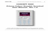 CONCEPT 4000 Prisma Colour Graphic Terminal User Manual. …cambridgesecurity.com.au/.../Concept4000PrismaTerminalUserManual.pdfPrisma Colour Graphic Terminal User Manual. 1 CONCEPT