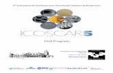 Final Program - ICOSCARicoscar5.weebly.com/uploads/3/2/3/2/32328513/icoscar5_program.pdf · Florian Enzenberger*, Matthias Lodesa, Carolin Körner, Robert F. Singera, Hannsjörg Freund,
