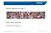 Off the pitch - fifa.com · Off the pitch Statistical Kit 6 ... Height (cm) 36 Base ... and Gianna Nannini in 1990, Gloryland by Daryl Hall with Sounds of Blackness in 1994, and La