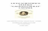 1 LICEO SCIENTIFICO STATALE “GALILEO GALILEI” CATANIA 15... · “GALILEO GALILEI” CATANIA LICEO ... - potenziamento di scienze sperimentali; ... • hanno acquisito una formazione