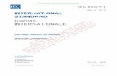 Edition 1.0 2007-10 INTERNATIONAL STANDARD NORME ...ed1.0}b.pdf · International Standard IEC 62271-1 has been prepared by subcommittee 17A: High-voltage switchgear and controlgear,