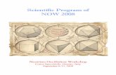 Scientific Program of NOW 2008 - ba.infn.itnow/now2008/Program/printable_version/NOW2008_PV... · Scientific Program of NOW 2008 Neutrino Oscillation Workshop Conca Specchiulla, Otranto,