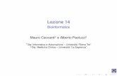 Lezione 14 - Bioinformatica - Roma Tre Universitypaoluzzi/web/did/bioinf/2011/pdf/lezione14.pdf · Lezione 14 Bioinformatica Mauro Ceccantiz e Alberto Paoluzziy yDip.Informatica e