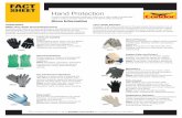 Fact Sheet Hand Protection - Grainger Industrial Supply · appropriate hand protection on an evaluation of the performance characteristics of the hand protection relative to the task(s)