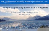 Challenges and opportunities for the HSS - E-LISeprints.rclis.org/16159/1/pkp_galimberti_marchitelli-def.pdf · Change is glacially slow, but it happens Challenges and opportunities