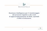 Business Value - Business Intelligence sui processi ... · 1 Business Intelligence per il monitoraggio dei processi logistici e dei costi di approvvigionamento di filiali, sportelli
