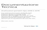 [Italian]Documentazione Tecnica: Analizzatori portatili ... · PCLè un marchio registrato di Hewlett-Packard Company. Google Maps e Chrome sono marchi di Google Inc. Mozilla e Firefox