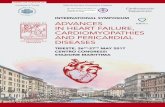 INTERNATIONAL SYMPOSIUM ADVANCES IN HEART … · ADVANCES IN HEART FAILURE, CARDIOMYOPATHIES AND PERICARDIAL DISEASES TRIESTE, 26TH-27TH MAY 2017 ... several advances have been made