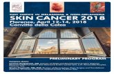 SKIN CANCER 2018 - sicpre.it · Lorenzo Borgognoni & Nicola Pimpinelli SKIN CANCER 2018 - Florence, April 12 - 14, 2018. Thursday - April 12, 2018 ... V. Chiarion-Sileni, Padua, Italy