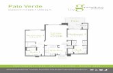 livGen Floor Plan Inserts v2 MAR18 · Palo Verde 2 bedroom • 2 bath • 1,026 sq. ft. Bedroom 1 11' 0" x 12' 11" Bedroom 2 11' 0" x 12' 1" Patio Bath 1 Bath 2 Living/ Dining 11'