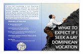 St. Thomas Aquinas Parish: SEEK A ... Dominicans Inquirers... · Bl. Pier Giorgio Frassati, Lay Dominican (1901‐1925). If you are considering a Lay Dominican vocation, you are welcome