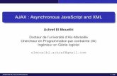 AJAX : Asynchronous JavaScript and XML · Introduction AJAX et jQuery jQuery a simpliﬁe l’´ ecriture d’AJAX´ plus besoin de XMLHttpRequestet ses problemes` d’incompatibilite